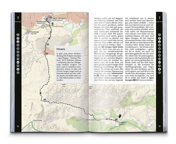 Produktbild: KOMPASS Wanderf&uuml;hrer Kreta mit Weitwanderweg E4, 75 Touren mit Extra-Tourenkarte