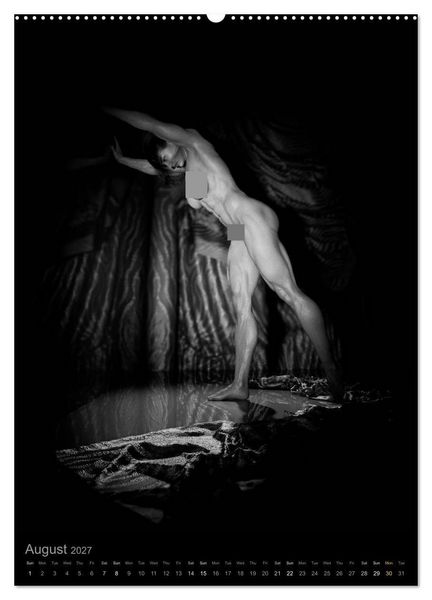Produktbild: POWER NUDES (High Quality Premium Wall Calendar 2027 DIN A2 portrait),CALVENDO 12 Month Wall Calendar