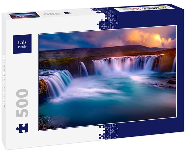 Lais Puzzle Island Godafoss Wasserfall 500 Teile