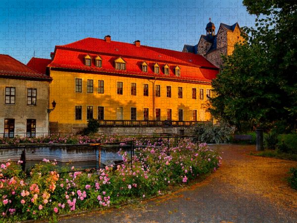 Produktbild: CALVENDO Puzzle Ein Motiv aus dem Kalender Burgen und Schl&ouml;sser im Harz | 1000 Teile Lege-Gr&ouml;&szlig;e 64x48cm Foto-Puzzle f&uuml;r gl&uuml;ckliche Stunden