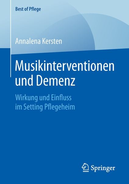 Produktbild: Musikinterventionen und Demenz