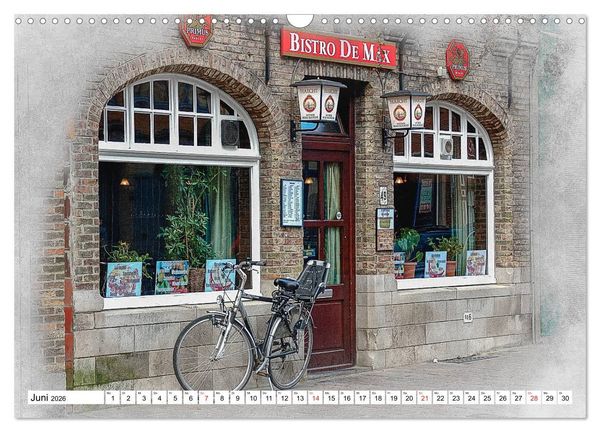 Produktbild: Br&uuml;gge, die Perle von Flandern (Wandkalender 2026 DIN A3 quer), CALVENDO Monatskalender