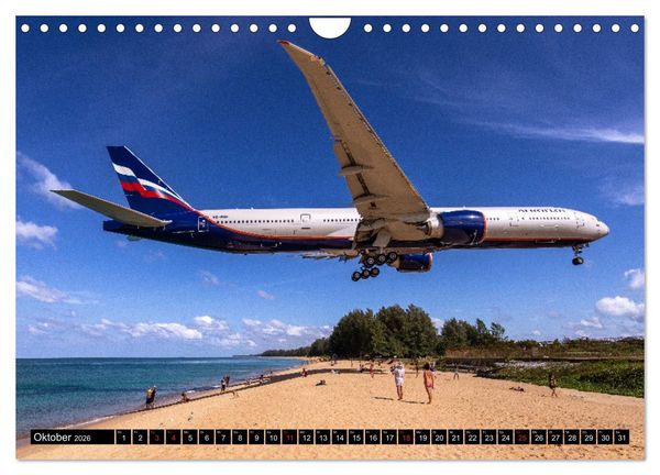 Produktbild: Airliner 2026 (Wandkalender 2026 DIN A4 quer), CALVENDO Monatskalender