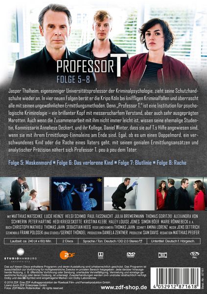 Produktbild: Professor T. - Folge 5-8 [2 DVDs]