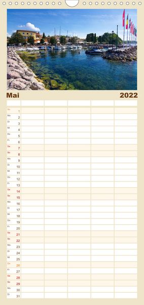 Produktbild: Familienplaner Lazise und Umgebung (Wandkalender 2022 , 21 cm x 45 cm, hoch)