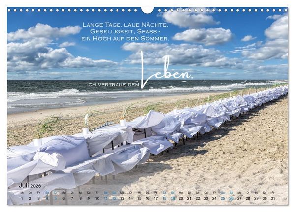 Produktbild: Vertraue! (Wandkalender 2026 DIN A3 quer), CALVENDO Monatskalender