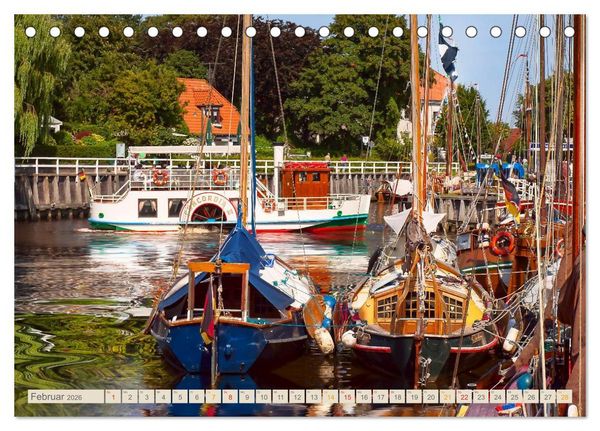 Produktbild: Ostfriesland - der alte Hafen Carolinensiel (Tischkalender 2026 DIN A5 quer), CALVENDO Monatskalender