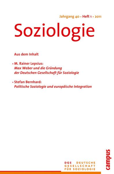 Produktbild: Soziologie 1.2011
