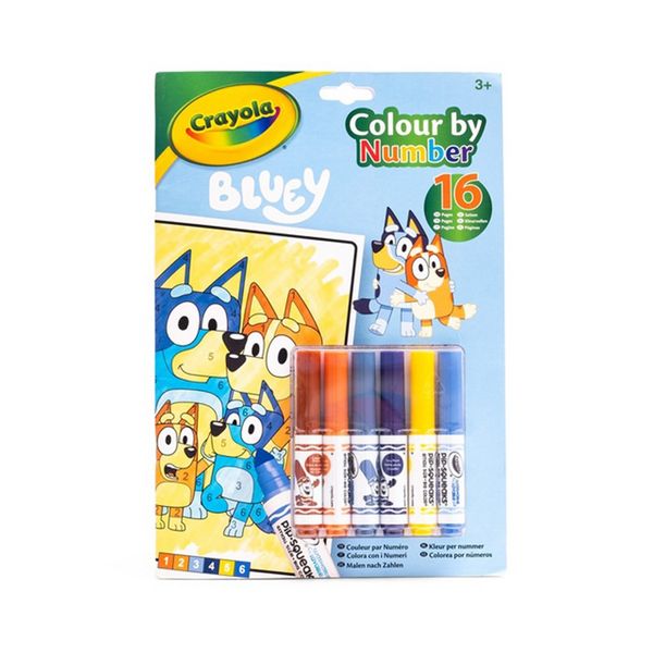 Produktbild: CRAYOLA - Malbuch Malen nach Zahlen Bluey