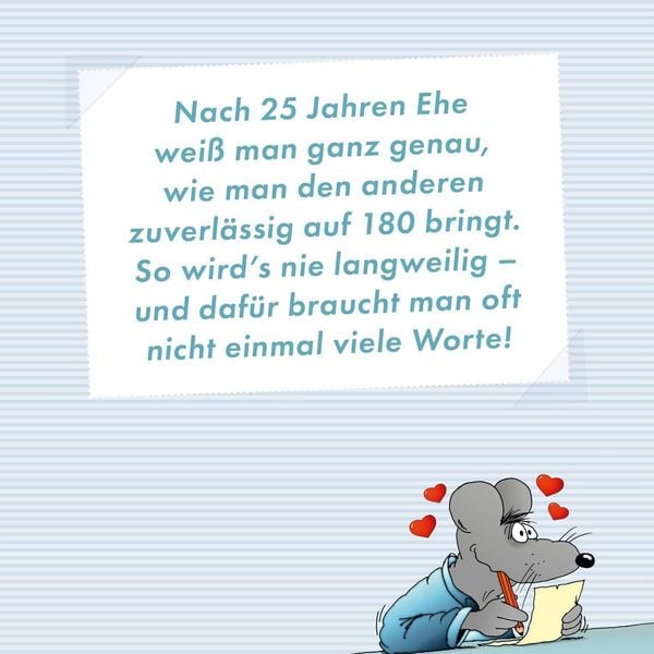 Produktbild: Uli Stein f&uuml;r Verliebte: Silberhochzeit