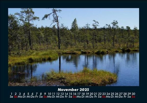 Produktbild: Landschaftskalender 2025 Fotokalender DIN A5