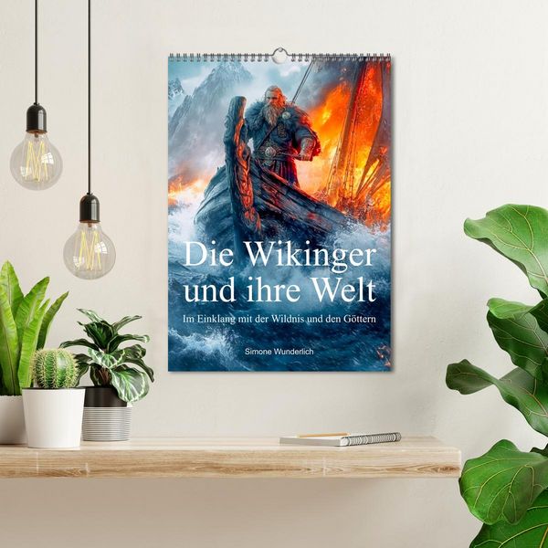 Produktbild: Die Wikinger und ihre Welt - Im Einklang mit der Wildnis und den G&ouml;ttern (Wandkalender 2026 DIN A3 hoch), CALVENDO Monatskalender