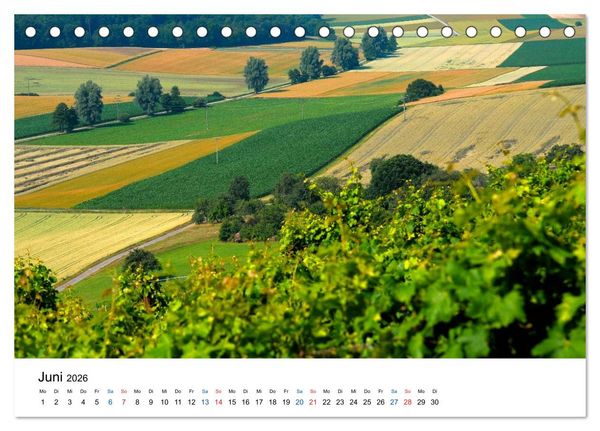 Produktbild: Felder und Wiesen (Tischkalender 2026 DIN A5 quer), CALVENDO Monatskalender