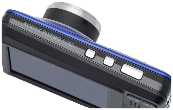 Produktbild: Kodak Pixpro FZ55 Friendly Zoom Digitalkamera 16 Megapixel Opt. Zoom: 5 x Blau Full HD Video, HDR-Video, Integrierter Akku