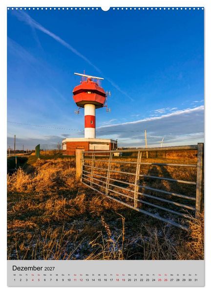 Produktbild: Leuchtt&uuml;rme an der Nordsee (Wandkalender 2027 DIN A2 hoch), CALVENDO Monatskalender