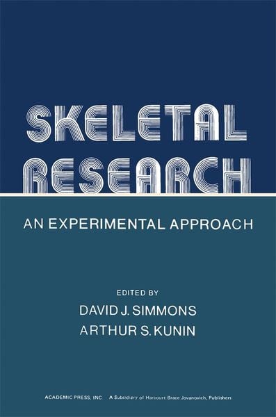Produktbild: Skeletal Research: An Experimental Approach