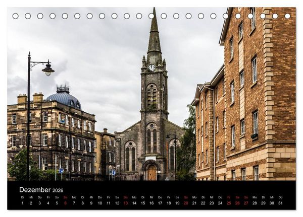 Produktbild: Faszination Edinburgh (Tischkalender 2026 DIN A5 quer), CALVENDO Monatskalender