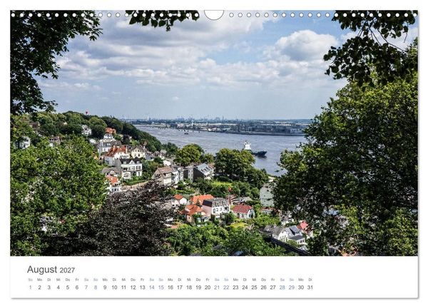 Produktbild: Die Elbmetropole Hamburg (Wandkalender 2027 DIN A3 quer), CALVENDO Monatskalender