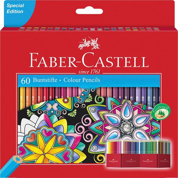 Faber-Castell Buntstifte Castle 60er Set