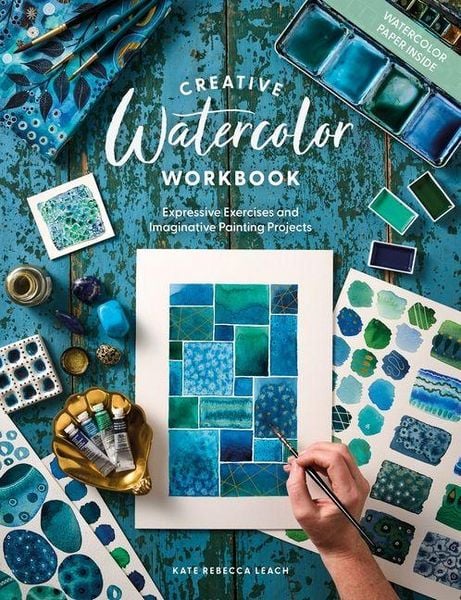 Produktbild: Creative Watercolor Workbook: Expressive Exercises and Imaginative Painting Projects