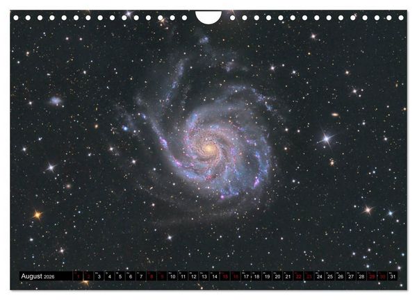 Produktbild: Galaxien des Nordhimmels (Wandkalender 2026 DIN A4 quer), CALVENDO Monatskalender