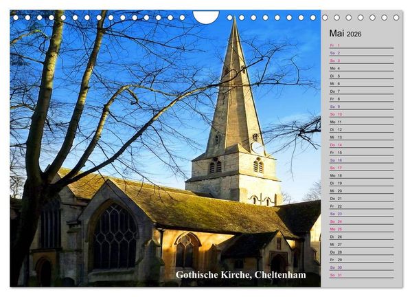 Produktbild: Englands bezaubernde Burgen, Schl&ouml;sser und mehr (Wandkalender 2026 DIN A4 quer), CALVENDO Monatskalender