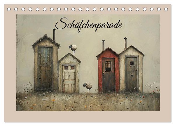 Produktbild: Sch&auml;fchenparade (Tischkalender 2026 DIN A5 quer), CALVENDO Monatskalender