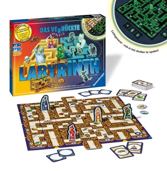 Produktbild: Ravensburger Das verr&uuml;ckte Labyrinth, Strategiespiel, 30Jahre Jubil&auml;umsedition