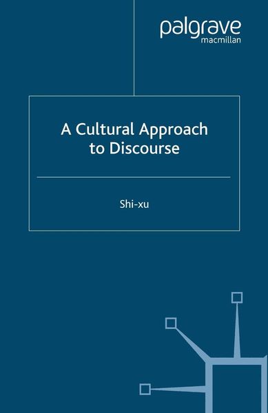 Produktbild: A Cultural Approach to Discourse