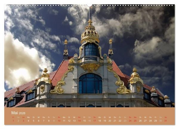 Produktbild: Leipzig - Vom Jugendstil zum Art Deco (hochwertiger Premium Wandkalender 2026 DIN A2 quer), Kunstdruck in Hochglanz