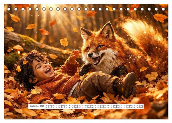 Produktbild: Wilde Geborgenheit (Tischkalender 2027 DIN A5 quer), CALVENDO Monatskalender