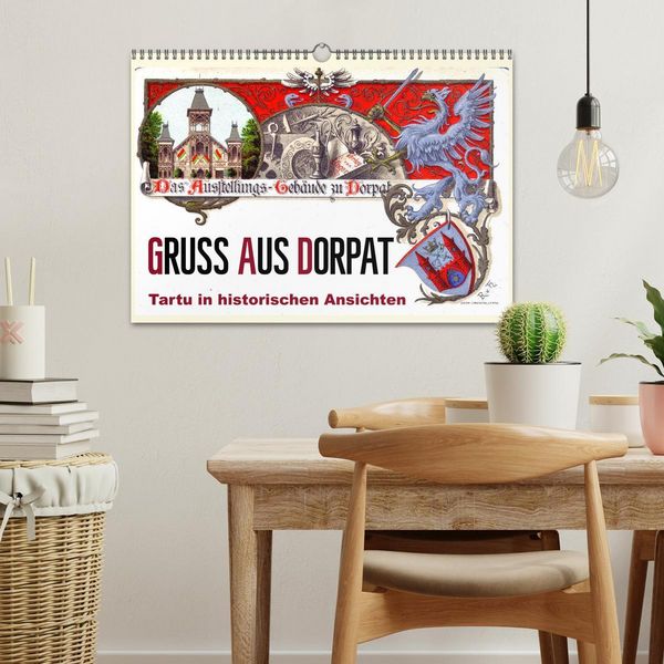 Produktbild: Gruss aus Dorpat - Tartu in historischen Ansichten (Wandkalender 2026 DIN A3 quer), CALVENDO Monatskalender
