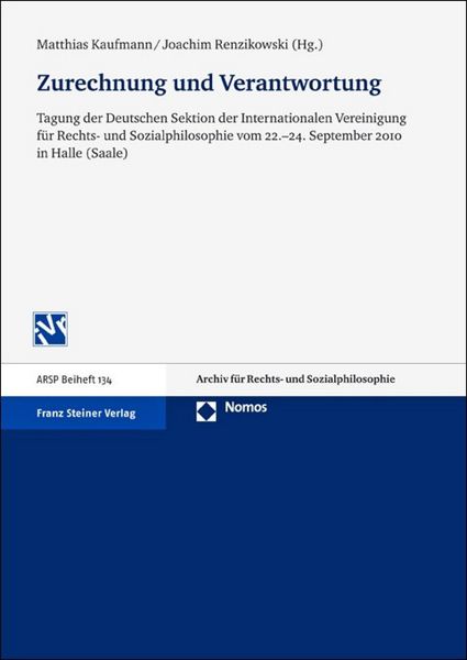 Produktbild: Zurechnung und Verantwortung