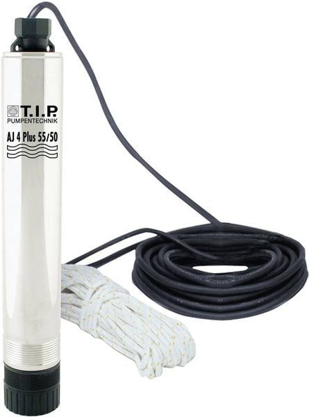 T.I.P. - Technische Industrie Produkte AJ 4 Plus 55/50 30104 Tiefbrunnenpumpe 3300 l/h 50m