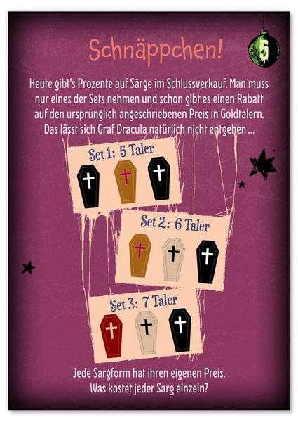 Produktbild: R&auml;tseladventskalender Dracula