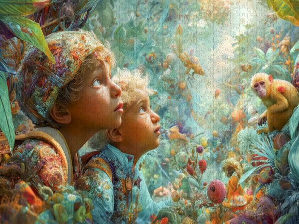 Produktbild: CALVENDO Puzzle Tierische Kreaturen des Dschungels | 2000 Teile Lege-Gr&ouml;&szlig;e 90x67cm Foto-Puzzle f&uuml;r gl&uuml;ckliche Stunden