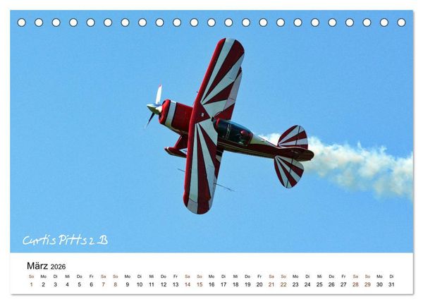 Produktbild: Faszination Kunst- und Segelflug (Tischkalender 2026 DIN A5 quer), CALVENDO Monatskalender