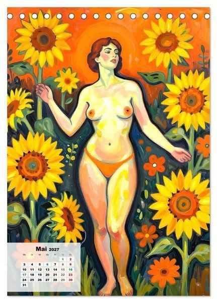 Produktbild: Entbl&ouml;&szlig;te Epochen &ndash; Expressionismus (Tischkalender 2027 DIN A5 hoch), CALVENDO Monatskalender