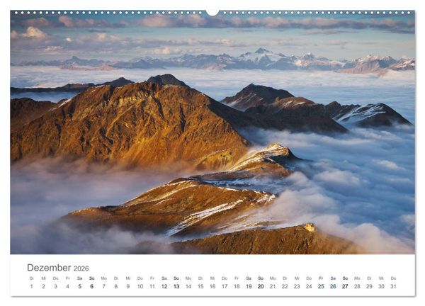 Produktbild: Die Sch&ouml;nheit der Alpen (hochwertiger Premium Wandkalender 2026 DIN A2 quer), Kunstdruck in Hochglanz