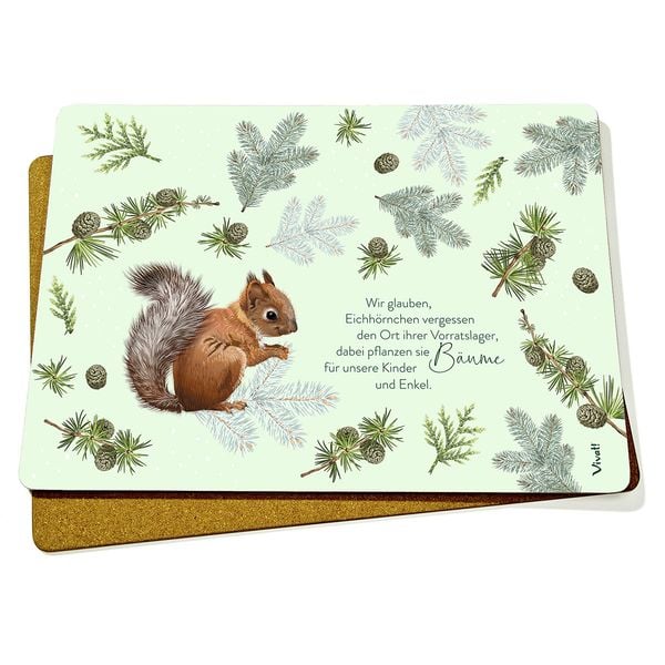 2er-Platzset »Eichhörnchen«, von , St. Benno, 4260653745734