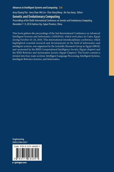 Produktbild: Genetic and Evolutionary Computing