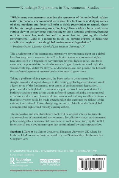 Produktbild: A Global Environmental Right