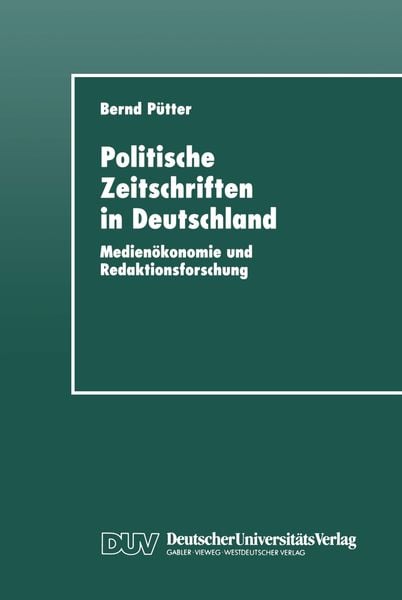 Produktbild: Politische Zeitschriften in Deutschland