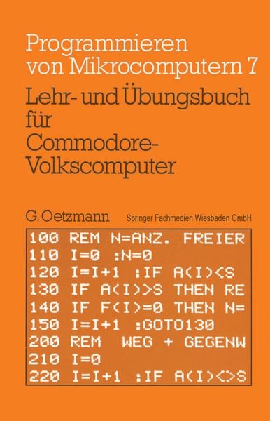 Produktbild: Lehr- und &Uuml;bungsbuch f&uuml;r Commodore-Volkscomputer