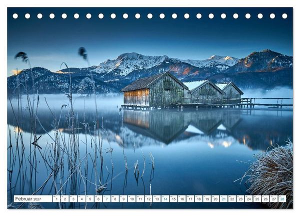 Produktbild: Am Wasser entlang in den Alpen (Tischkalender 2027 DIN A5 quer), CALVENDO Monatskalender