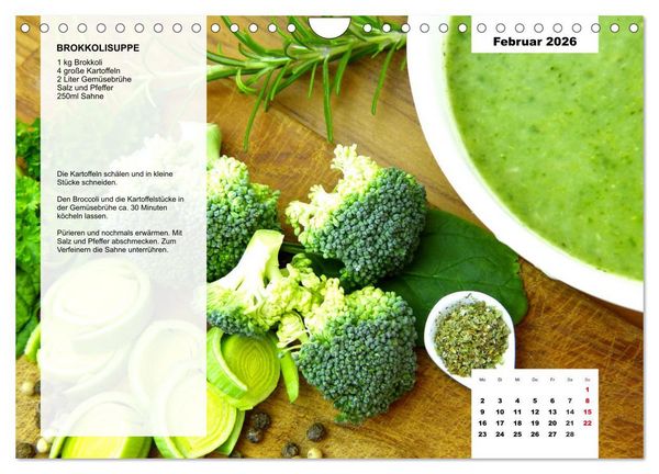 Produktbild: Aus der Suppenk&uuml;che. K&uuml;chenkalender mit tollen Rezepten (Wandkalender 2026 DIN A4 quer), CALVENDO Monatskalender