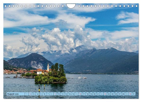 Produktbild: Italiens romantische Seen (Wandkalender 2026 DIN A4 quer), CALVENDO Monatskalender