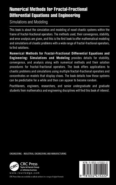 Produktbild: Numerical Methods for Fractal-Fractional Differential Equations and Engineering