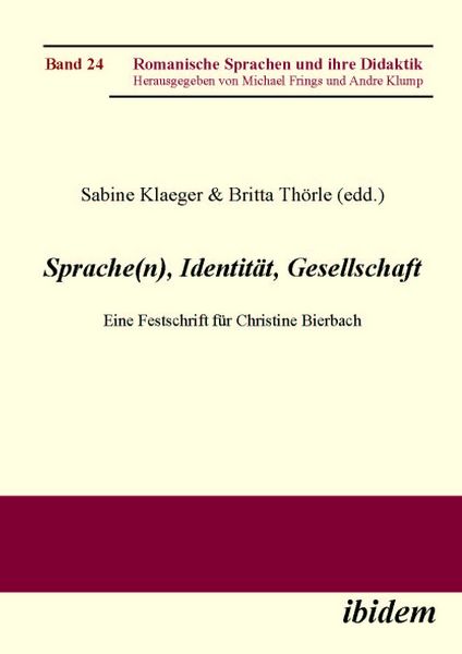 Produktbild: Sprache(n), Identit&auml;t, Gesellschaft