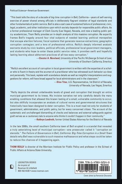 Produktbild: Failure of Governance in Bell, California
